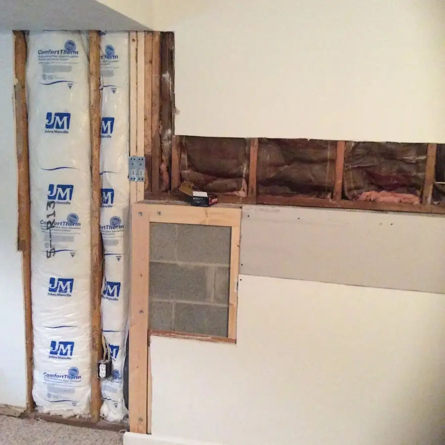 Wall insulation replacement during Contents Cleaning & Restoration in Woodmoor
